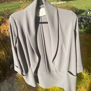 ARITZIA Wilfred Chevalier Blazer Taupe Grey Size 6 Like New